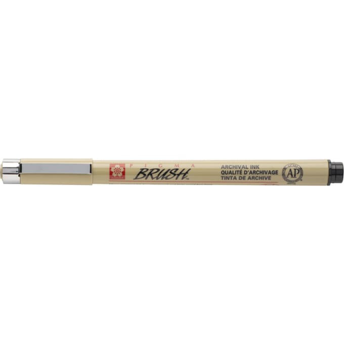 Brushpen Sakura Pigma Brush zwart