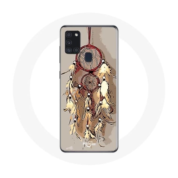 Coque - Samsung - Galaxy A21S - Attrape Rêve - Marron - Souple marron