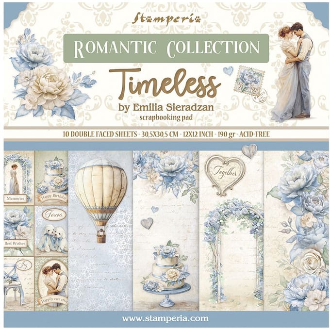Stamperia - Timeless 12x12 Inch Paper Pack (SBBL171)