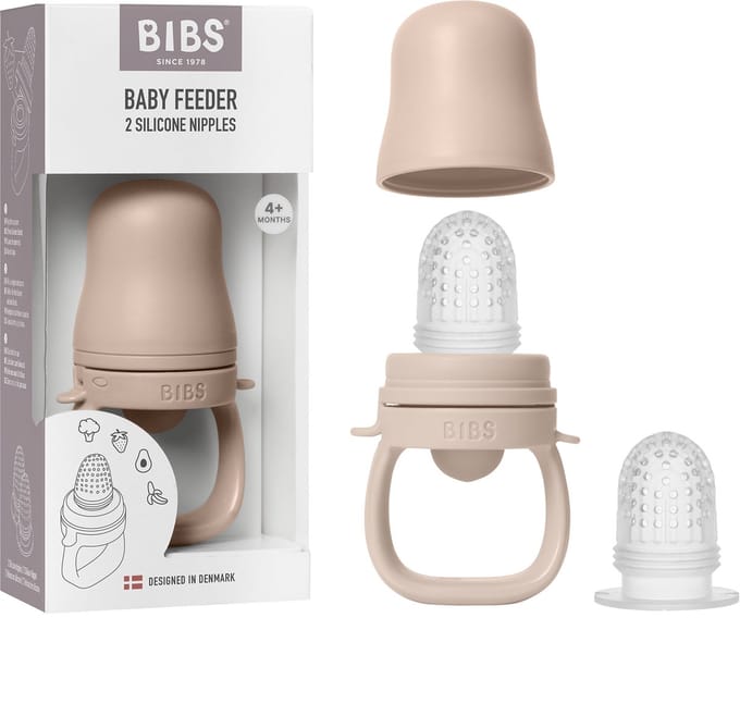 BIBS Babyvoeder - 4+ mnd - tandjes & zelf eten - Blush