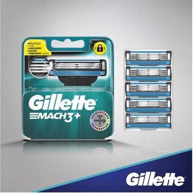 Gillette Mach3 scheermessen, 6 stuks, verpakking van 6 stuks NIEUW!