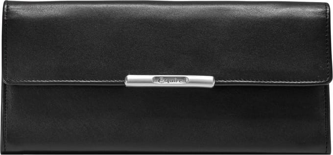 Esquire Helena Portemonnee Leer 18 cm - Dames - Horizontaal - schwarz