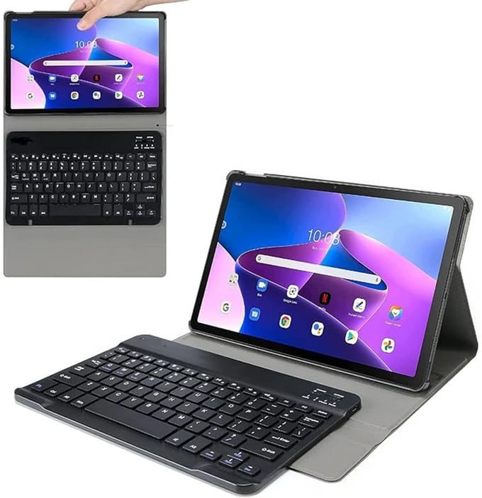 EtuiTab - Tablethoes - Draadloos Toetsenbord - Bluetooth - Voor Xiaomi Redmi Pad Pro 12.1" 2023