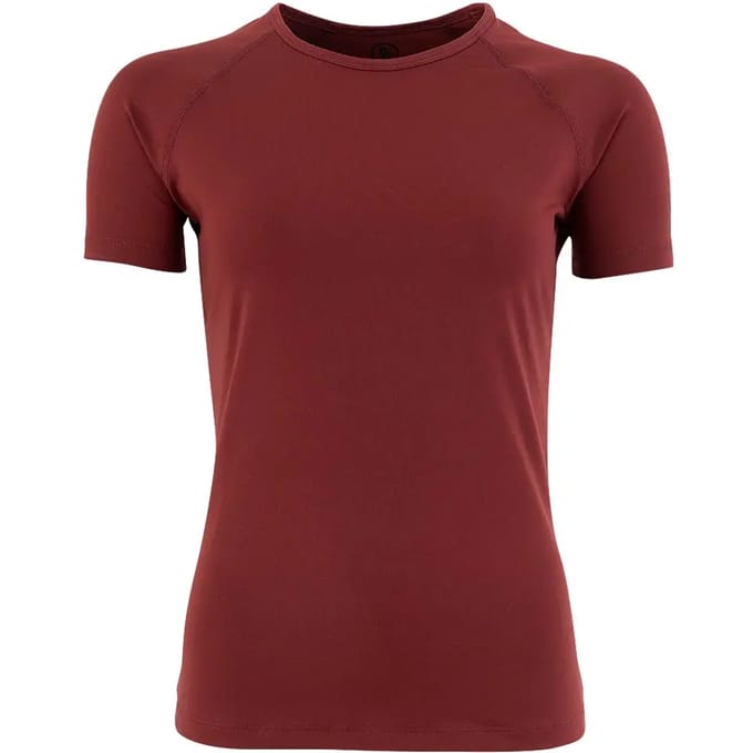 BR CLX SHORT-SLEEVE SHIRT Donkerrood
