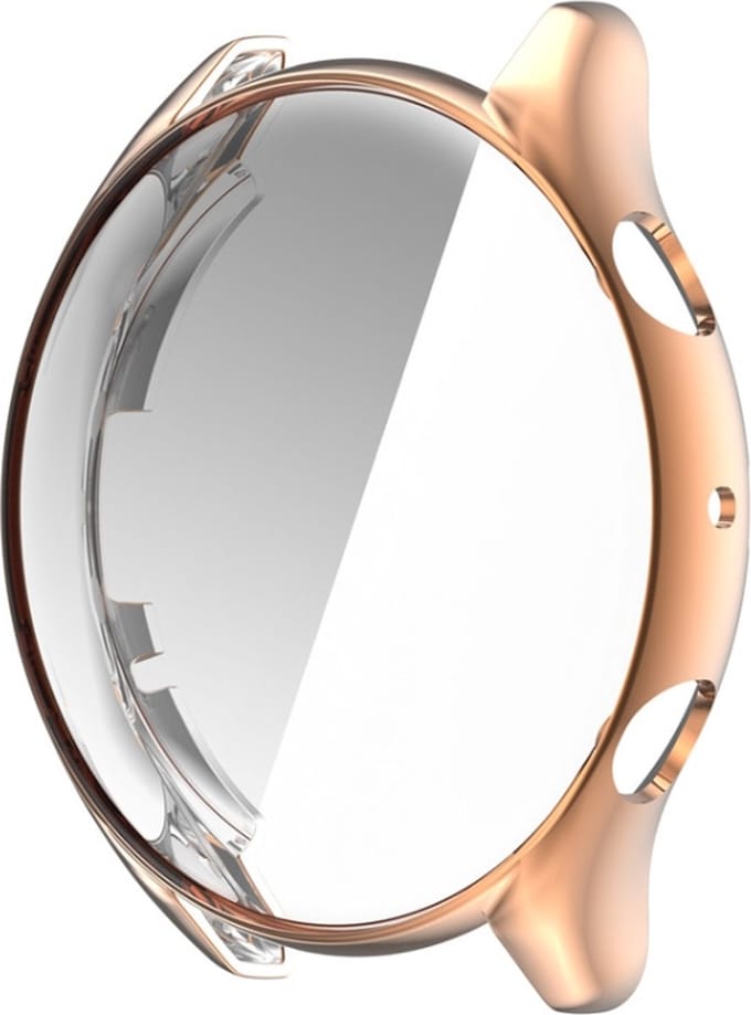 Screenprotector watch case - hoesje - geschikt voor Amazfit GTR 3 en GTR 3 Pro - rosegoud