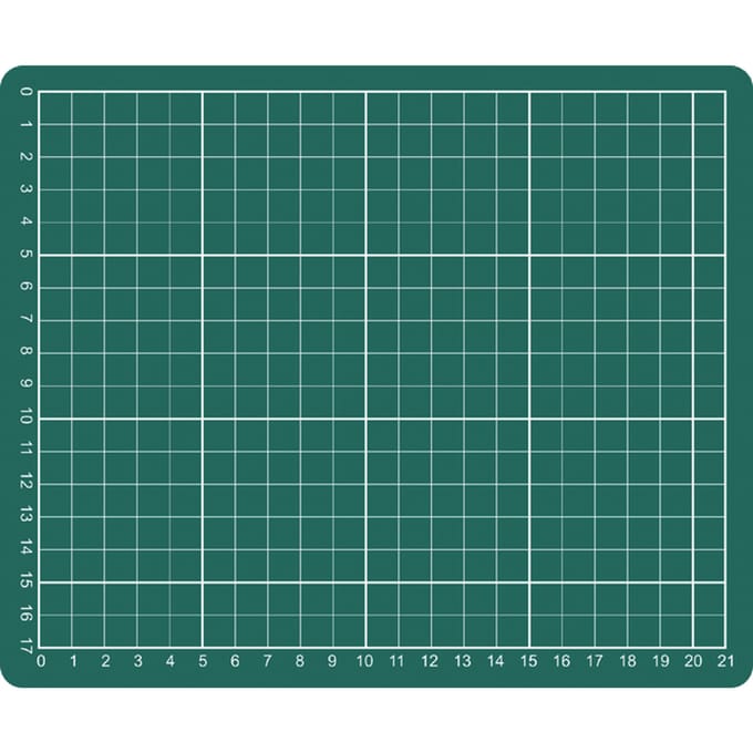 Snijmat Rillstab A5 - Zelfherstellend materiaal - Groen - 220 x 153 mm