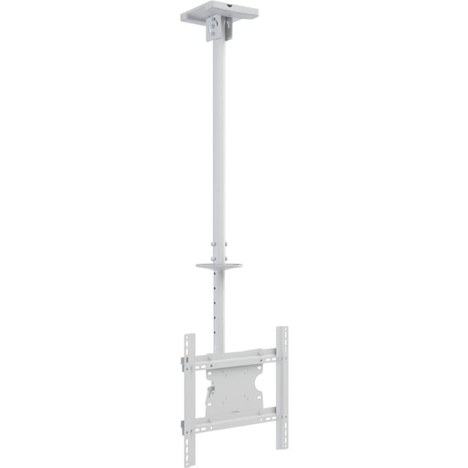Multibrackets m Public Ceilingmount Gemiddeld Single 3000 Wit - Max 30 kg - recommended for 55"
