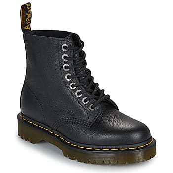 Dr. Martens - 1460 PASCAL BEX BLACK PISA - Hoge sneakersHoge sneakersDames veterschoenenDames sneakersVrije tijd half-hoogHalf-hoge schoenenHeren veterschoenHeren sneakersVeterboots - Kleur: Zwart - Maat: 36