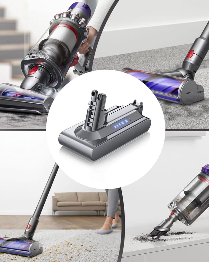 Classic - Batterij / Accu geschikt voor Dyson V10, 25,2Volt, 2500mAh, 63Wh