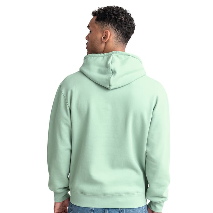 Russell Heren Authentieke Effen Hoodie (Eucalyptus)