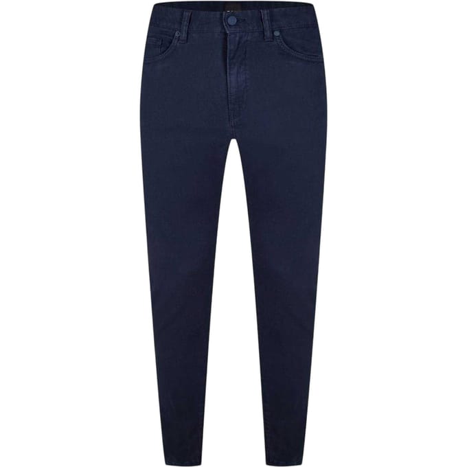 Boss Heren H-Delaware5 Slim Broek (Donkerblauw)