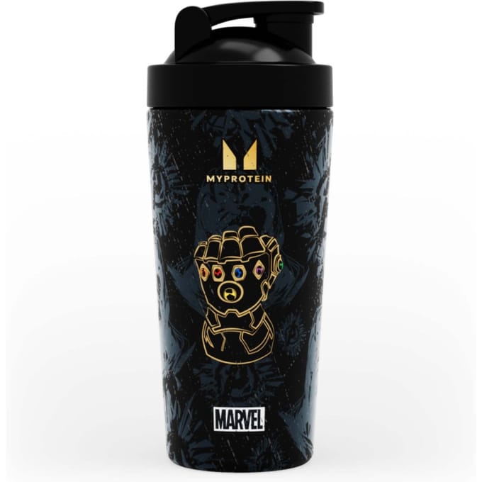 Myprotein Thanos shaker van gerecycled metaal - Zwart