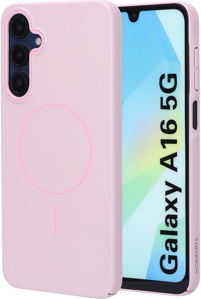 Mobiparts Slim Line Case geschikt voor Samsung Galaxy A16 - MagSafe Blush - Roze