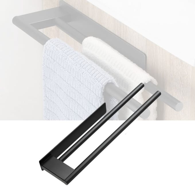 White-Label® Handdoekrek Badkamer - Handdoekhouder