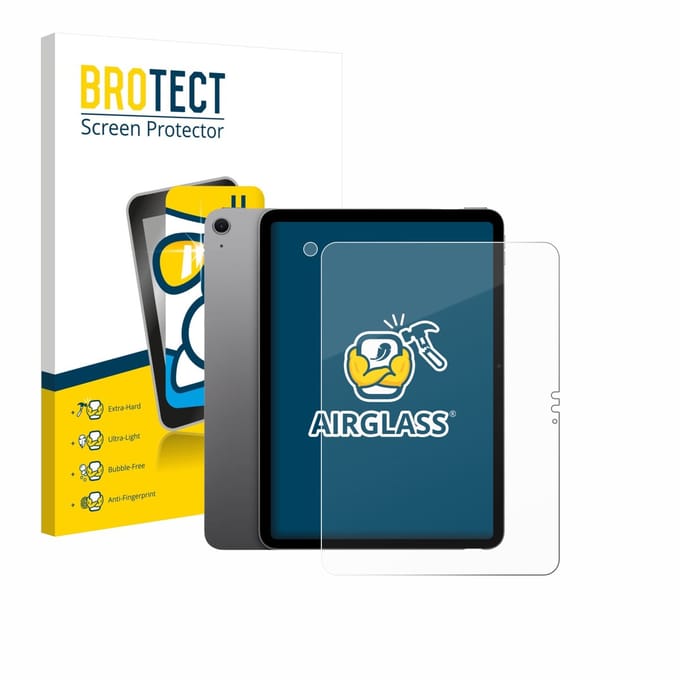 Screenprotector voor Apple iPad Air 11" M4 2026 (Voor+Camera) Beschermglas transparant