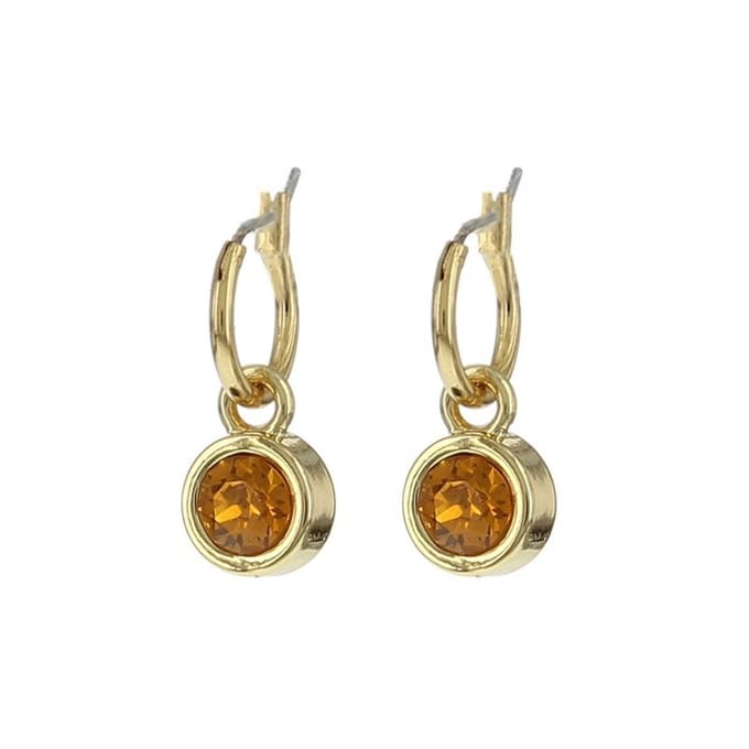 BIBA 80313 Oorhangers goud Topaz