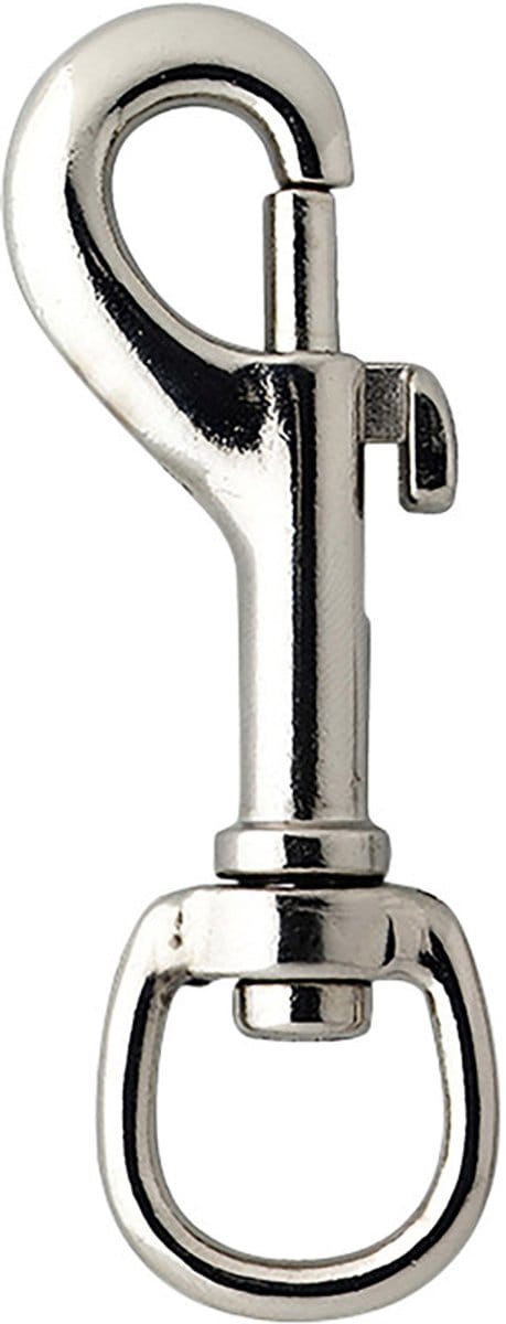Deltafix musketonhaak standaard vernikkeld 16 mm 1 stuk