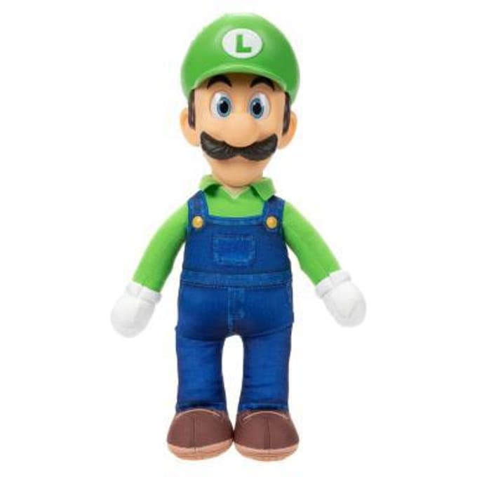 Super Mario Bros Mario Movie Roto Plush Luigi 38cm Bekende knuffels