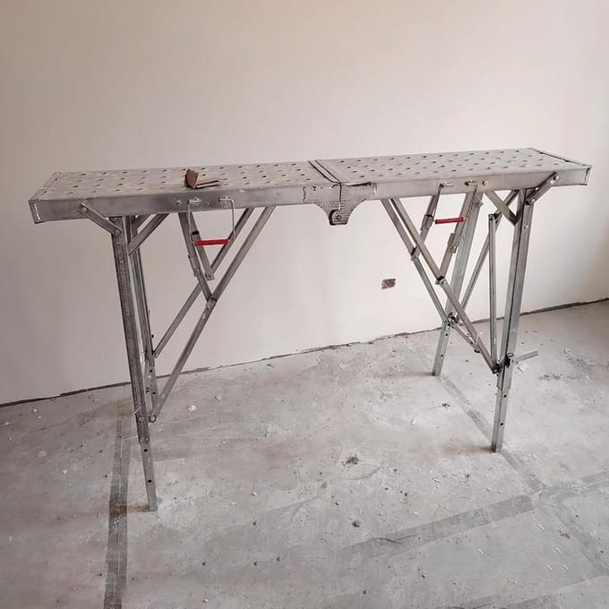 Verstelbare Steigers - Werkplatform - Klus Klussen - Inklapbaar en Draagbaar - 160 x 25 cm - Staal