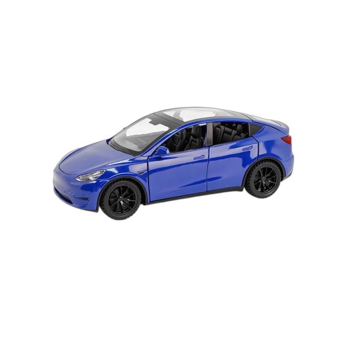 1:Modèle de Voiture Jouet 32 Modèle Y Alliage Simulé Acousto-Optique à Tirer Multi-Portes