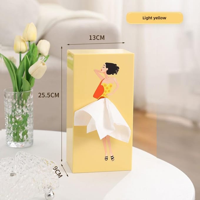 moderne eenvoudige leuke tissuebox woonkamer salontafel eettafel slaapkamer pompkarton persoonlijkheid schattig huis Creatief karton