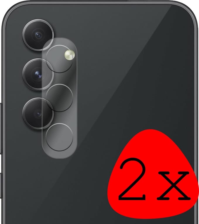 Camera Lens Protector - 2 Stuks Geschikt voor Samsung Galaxy A54 - Camera Screenprotector Beschermglas - Gehard Glas - Tempered Glass - Screen Protector