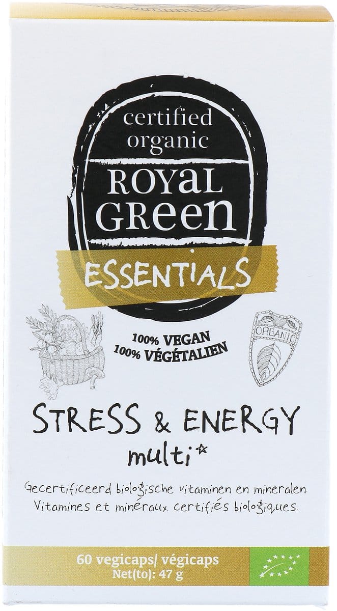Royal Green Stress & energy multi bio 60 Vegetarische capsules