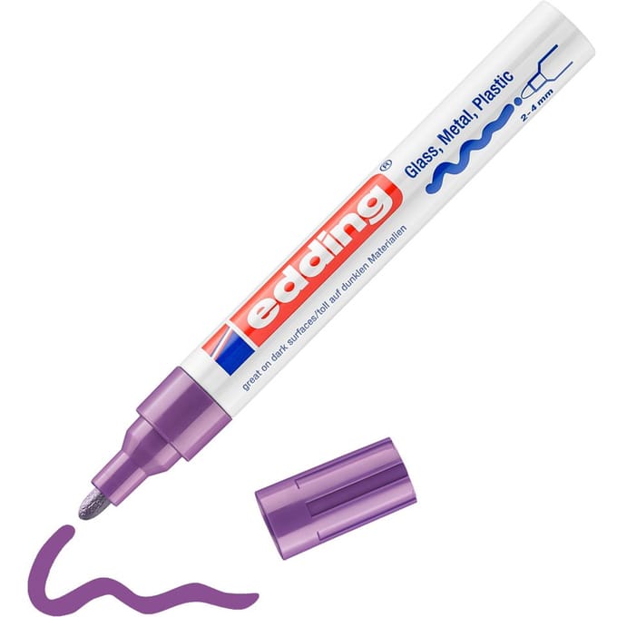 edding 750 "Glanslak-Marker" - Violet