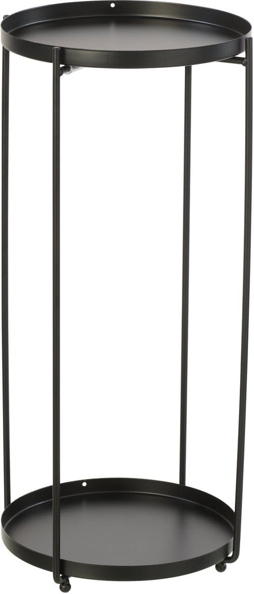J-Line bijzettafel Rond - ijzer - zwart - large