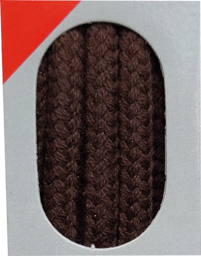 Bob Veter - Donker Bruin - Extra Dik Rond - Lengte 120 cm - Dikte 5 mm - Schoenveter