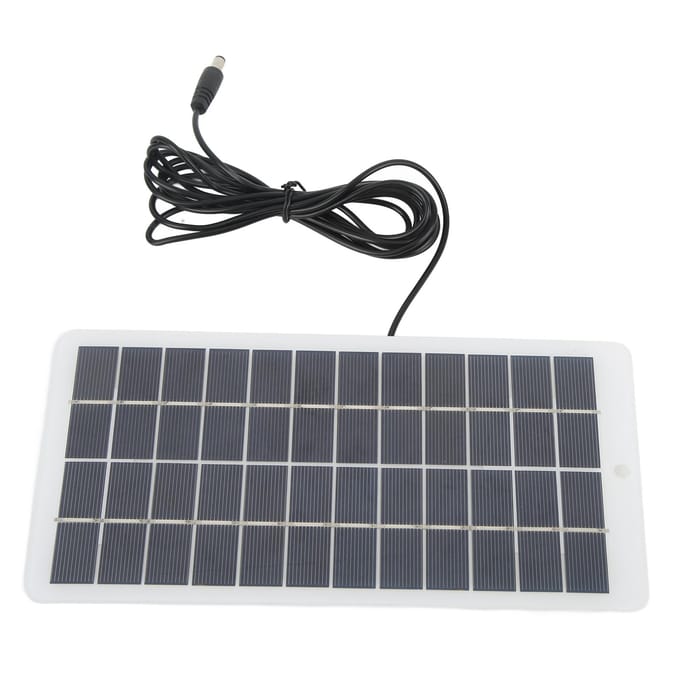 Draagbaar zonnepaneel met hoog rendement, weerbestendige zonne-opladercel met DC-interface voor gray