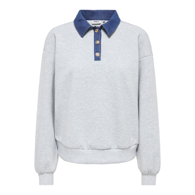 ONLY - ONLSCARLET L/S POLO MIX SWEAT UB PR SWT Dames Top
