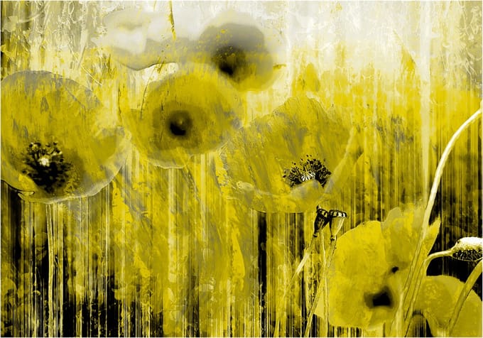 Fotobehang - Yellow madness.