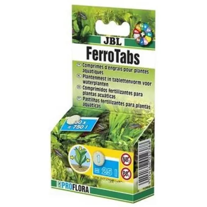 Gecomprimeerde meststoffen JBL Ferrotabs (x30)