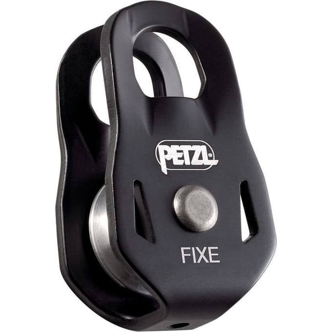 Petzl Fixe Katrol Zwart – Compacte En Veelzijdige Katrol 6-13 mm & 5 KN