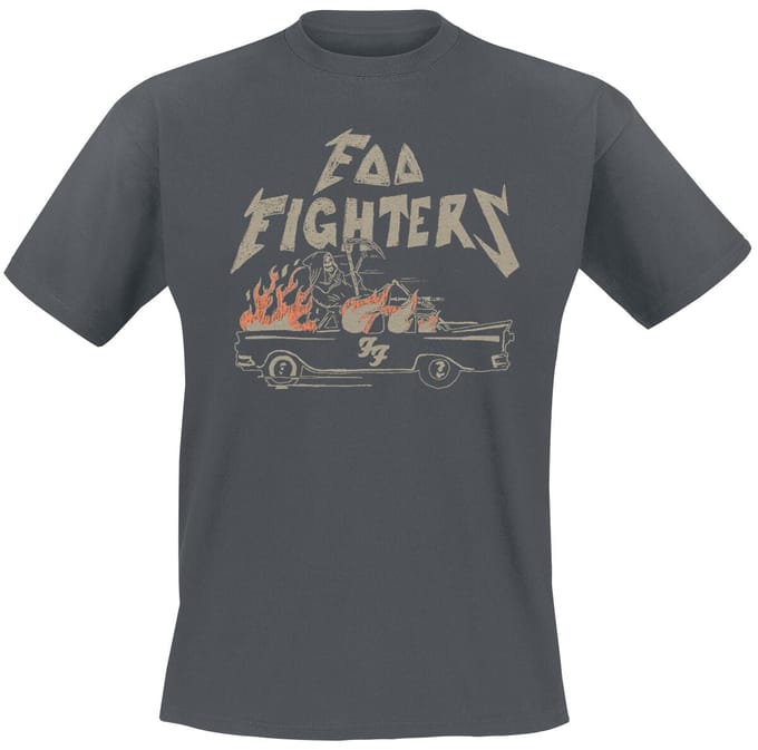 Foo Fighters T-shirt - Joyride - S tot 3XL - voor Mannen - charcoal