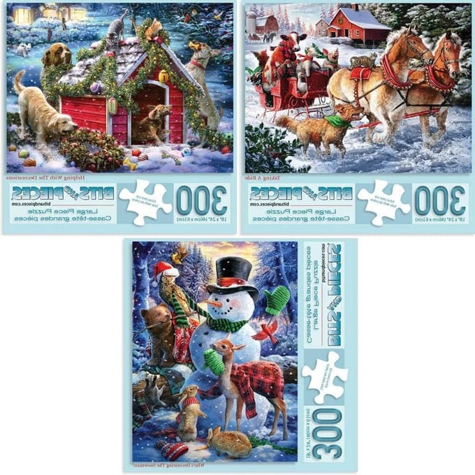 Legpuzzels Volwassenen - Puzzel Set - Ontspanning Thuis - Gerecycled Karton - 46 cm x 61 cm - Multicolor