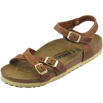 Birkenstock Kumba Dames - 36 - Sandalen Cognac Narrow-fit