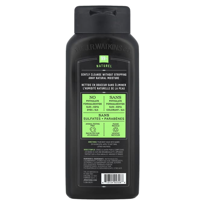 Herendouchegel, Wintergroen & Spar, 532 ml (18 fl oz) black