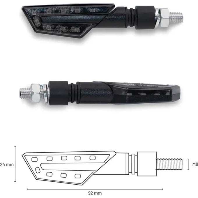 LED knipperlichten motor Taac FR07