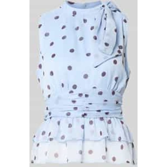 Blouse met opstaande kraag model 'Ansol'