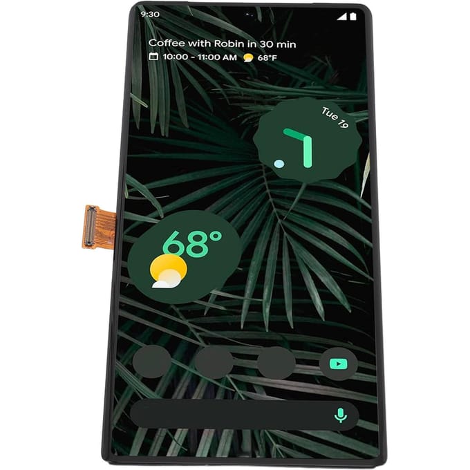 Ensemble Numériseur d'Écran Tactile Outils de Réparation Remplacement d'Écran de Téléphone pour Pixel 6 Pro 5G 8VOU GLUOG black
