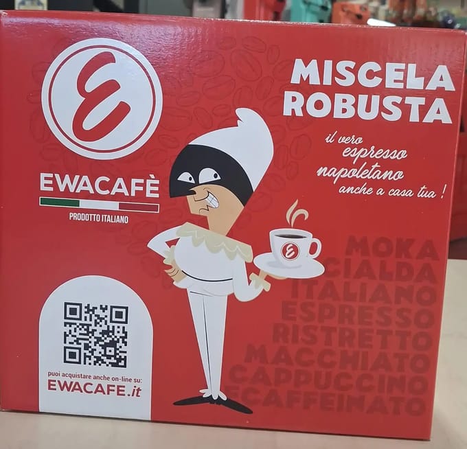 PAKKET VAN 50 NEAPOLAN EWACAFE'S EXPRESSED COFFEE CRAFT