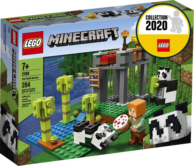 LEGO Minecraft Het pandaverblijf 21158
