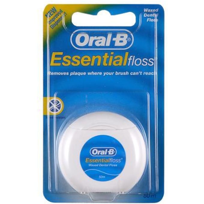 Oral-B Tandzijde Wax 50m (Plaque Verzorging) blue