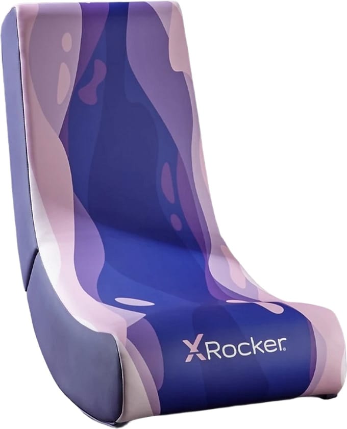 Gamestoel - Lava - inklapbaar - video rocker - roze (X Rocker)