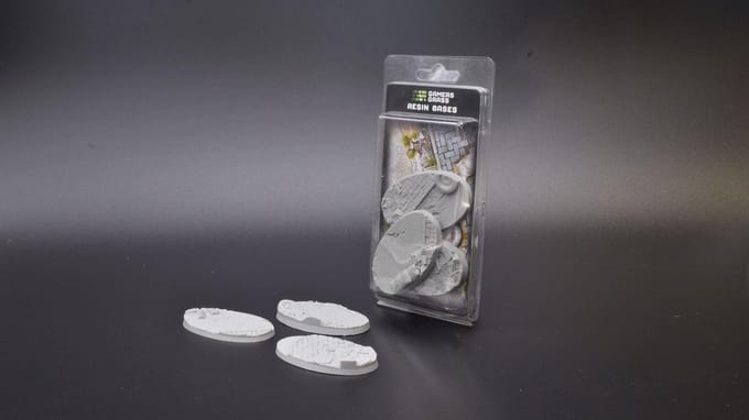 Urban Warfare Resin Bases Unpainted (3x 75mm Oval)