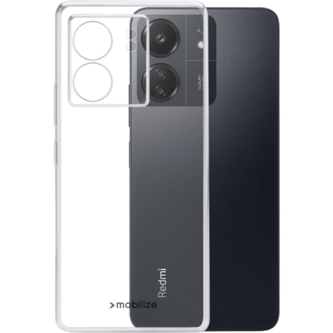 Mobilize Xiaomi Redmi 13C Siliconen (TPU) Hoesje Transparant