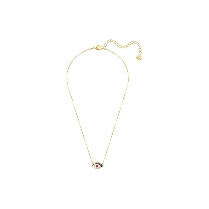 Collier Double Couche Œil Maléfique Swarovski Femme collier 5483979 Box (Random Color) beige