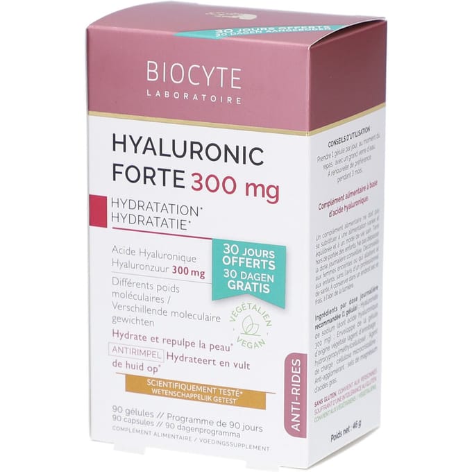 Biocyte Hyaluronic Forte 300 mg 90 Capsules